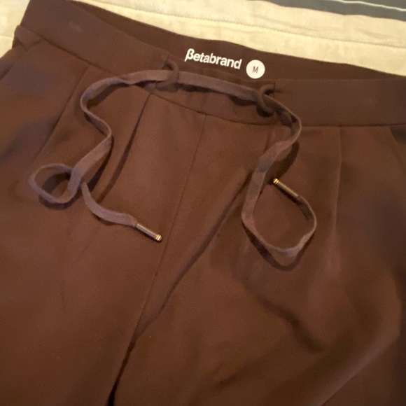 BETABRAND chocolate brown pants with pockets in Excellent condition - Picture 4 of 8